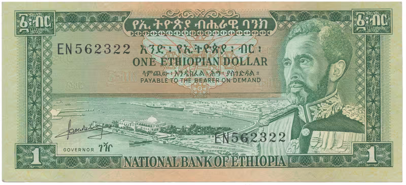 Etiopie, 1 Dollar (1966), P.25a