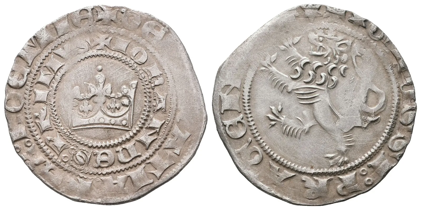 Jan Lucemburský, Pražský groš, Castelin 1