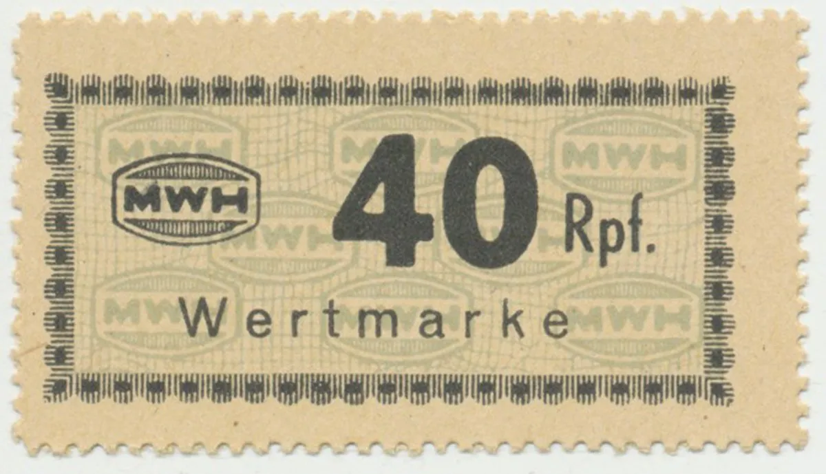 Holleischen (Holýšov) - MWH, 40 Reichspfennige b.d., Grab.Ho13