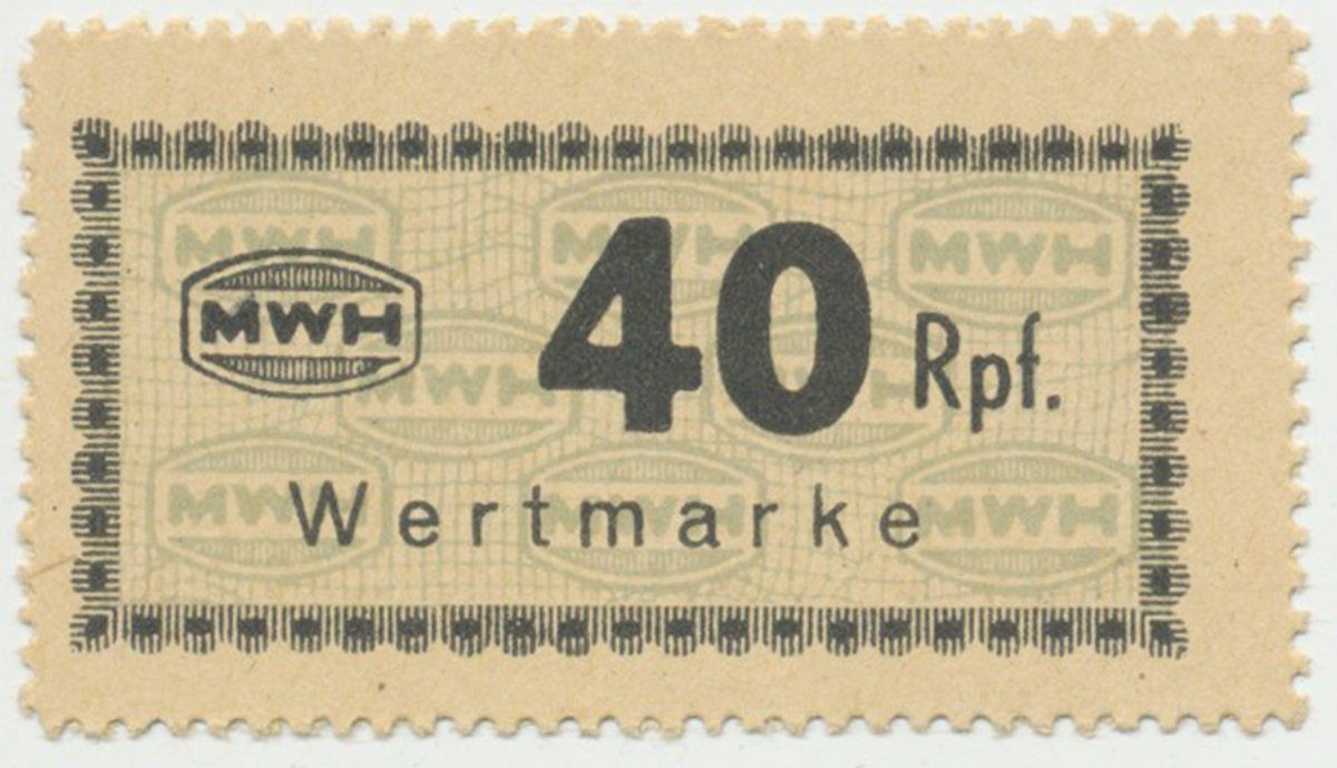 Holleischen (Holýšov) - MWH, 40 Reichspfennige b.d., Grab.Ho13