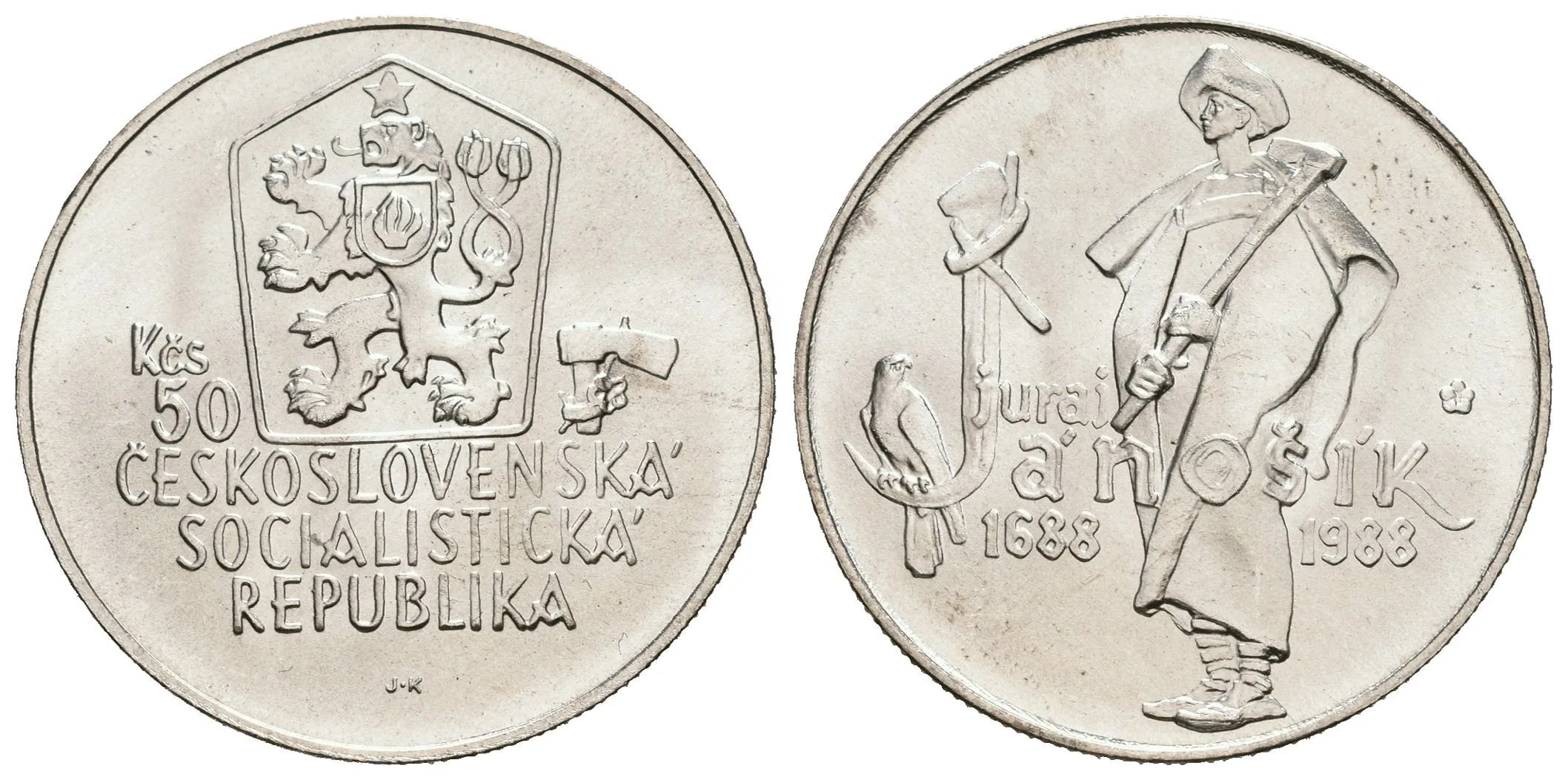 50 Kčs 1988 - Juraj Jánošík — 1