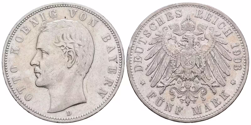 Bavorsko, 5 Marka 1903