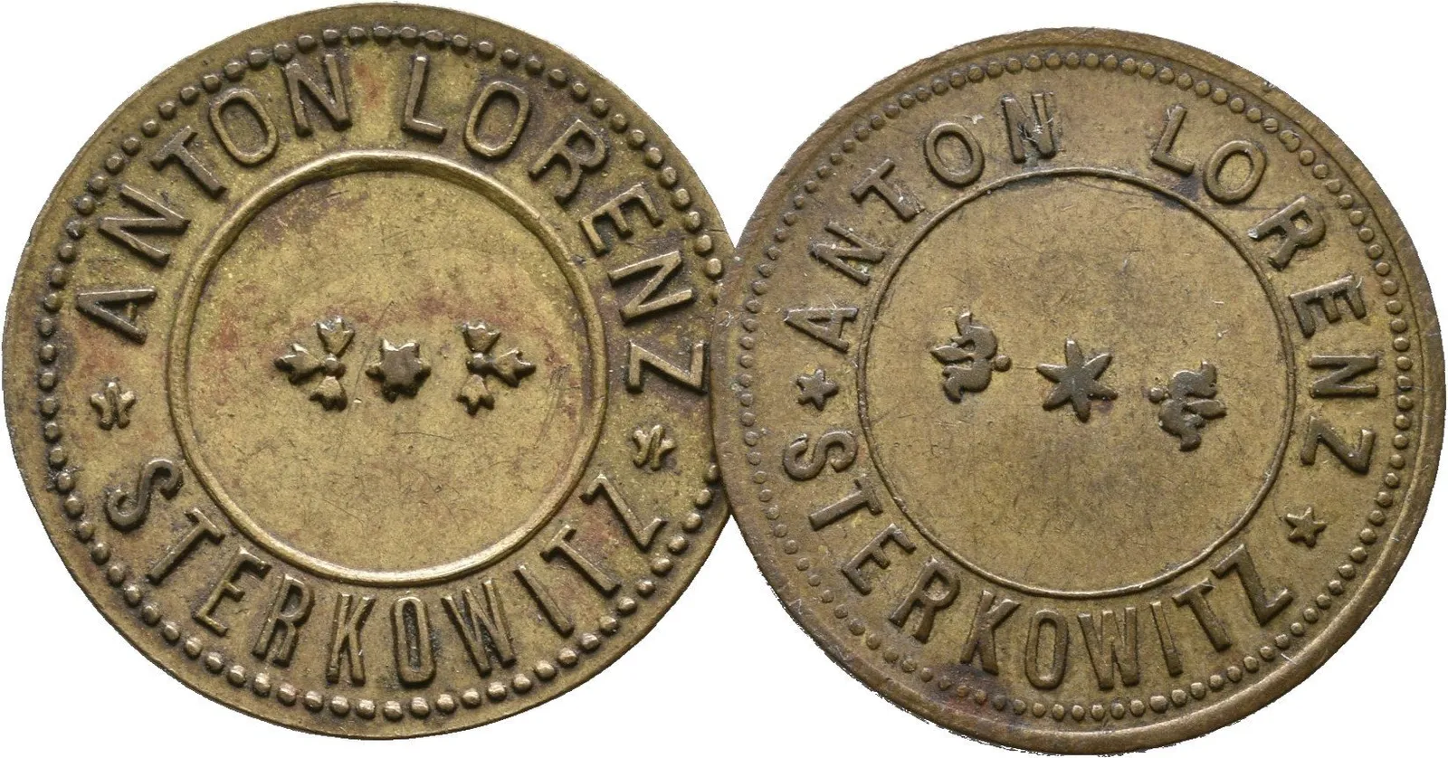 Malnice / Mallnitz - Karl Skuthan, známka na věrtel chmele. Ms 21 mm_2 ks — 1