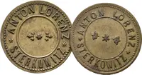 Malnice / Mallnitz - Karl Skuthan, známka na věrtel chmele. Ms 21 mm_2 ks — 1