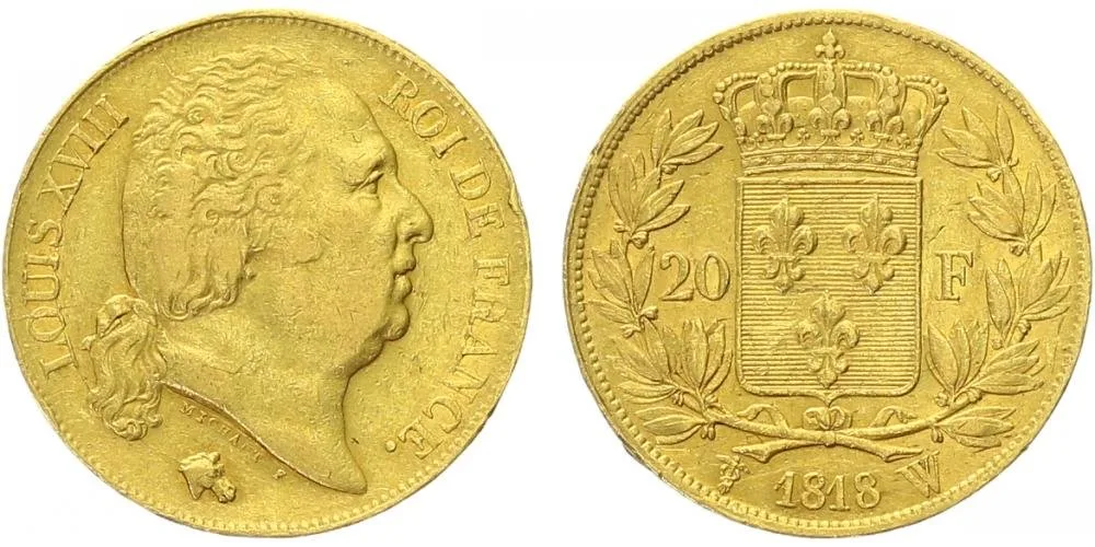 Francie, Louis XVIII., 1814/1815 - 1824 — 1