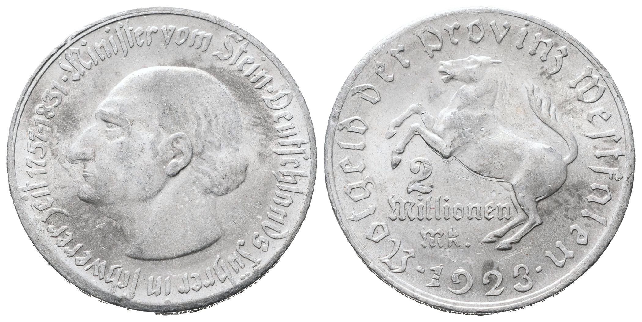 Výmar - Westfalen, 2 Milion Mark 1923