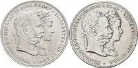 2 Zlatník 1879 - Stříbrná svatba, špatné zachovalosti, patina, škr., — 1