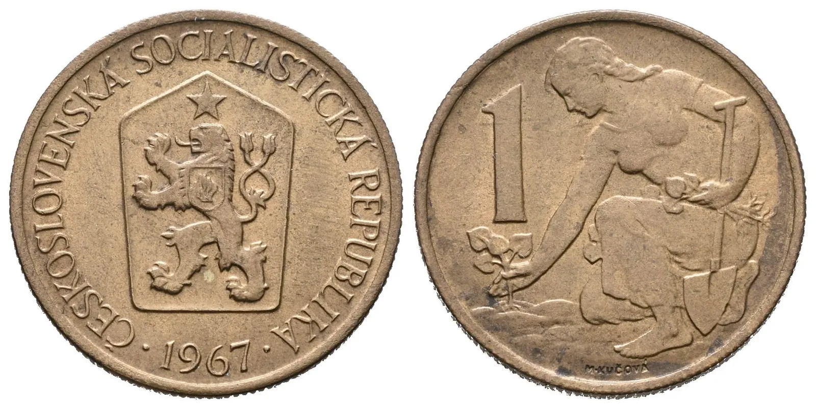 1 Koruna 1967