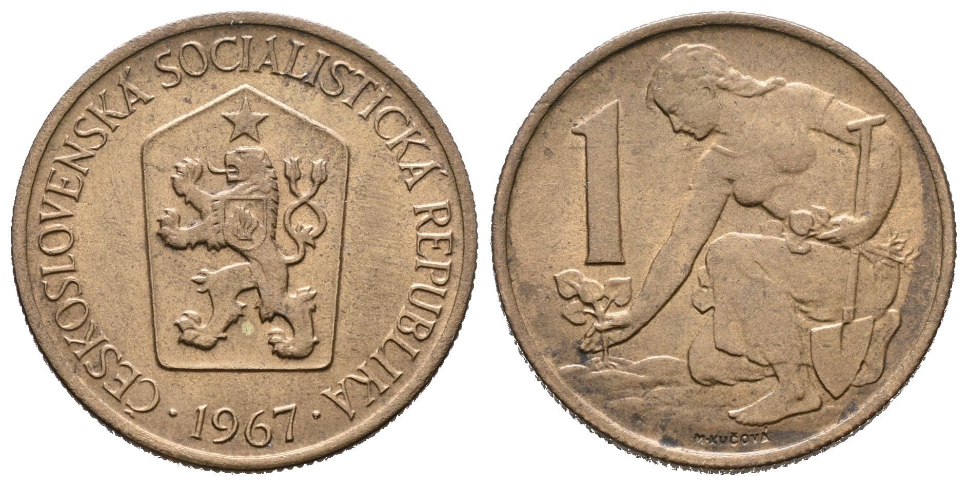 1 Koruna 1967