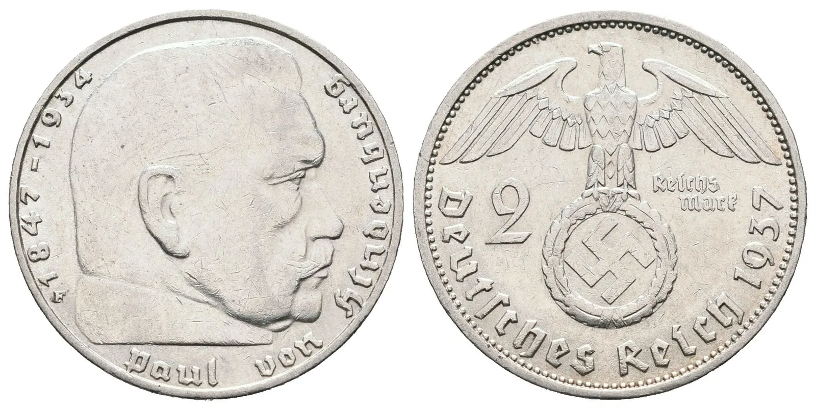 III. říše, 2 Marka 1937 F