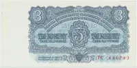 Československo, 3 Koruna 1961, série PC, Hej.98a