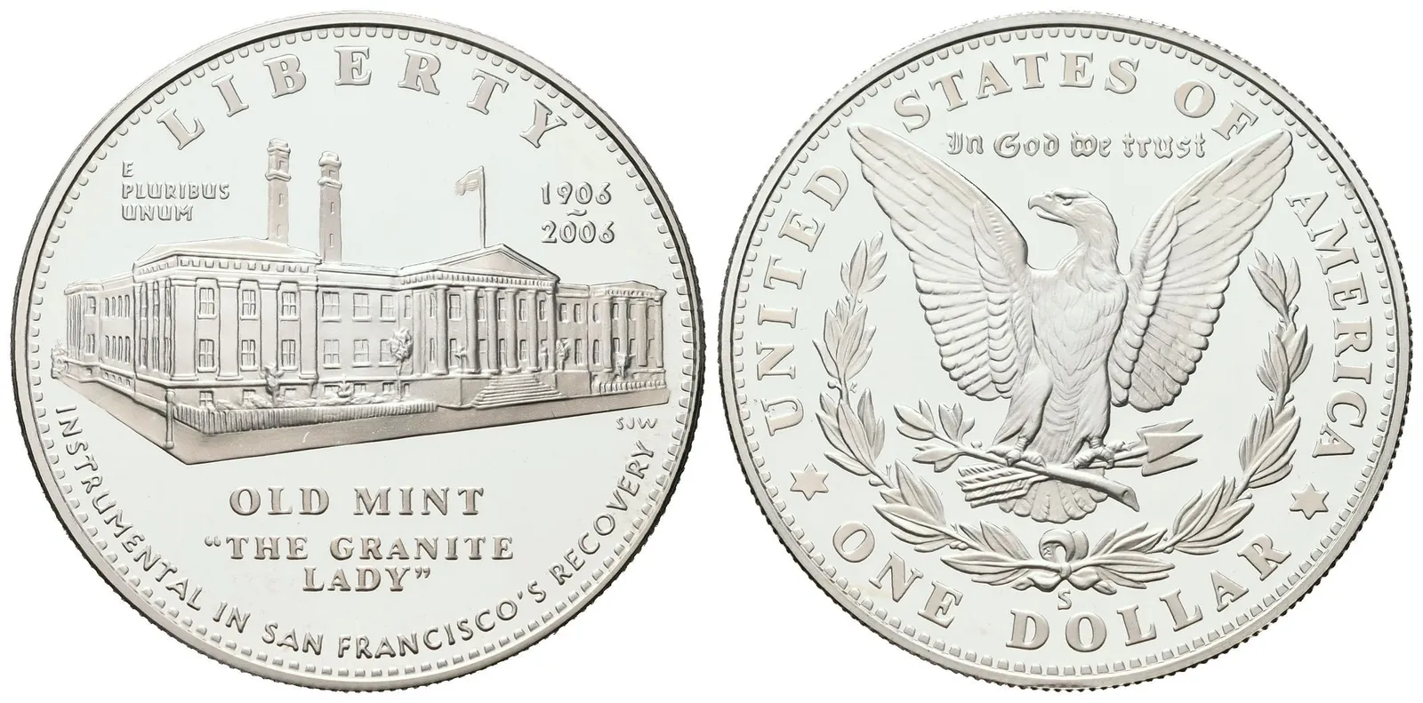 USA, 1 Dollar 2006 - Muzeum mincí San Francisco, PROOF