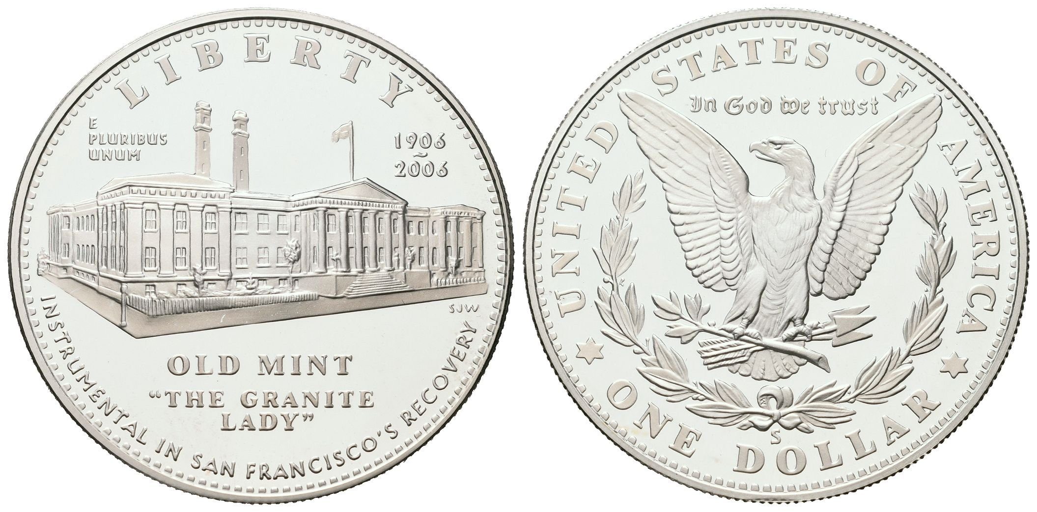 USA, 1 Dollar 2006 - Muzeum mincí San Francisco, PROOF