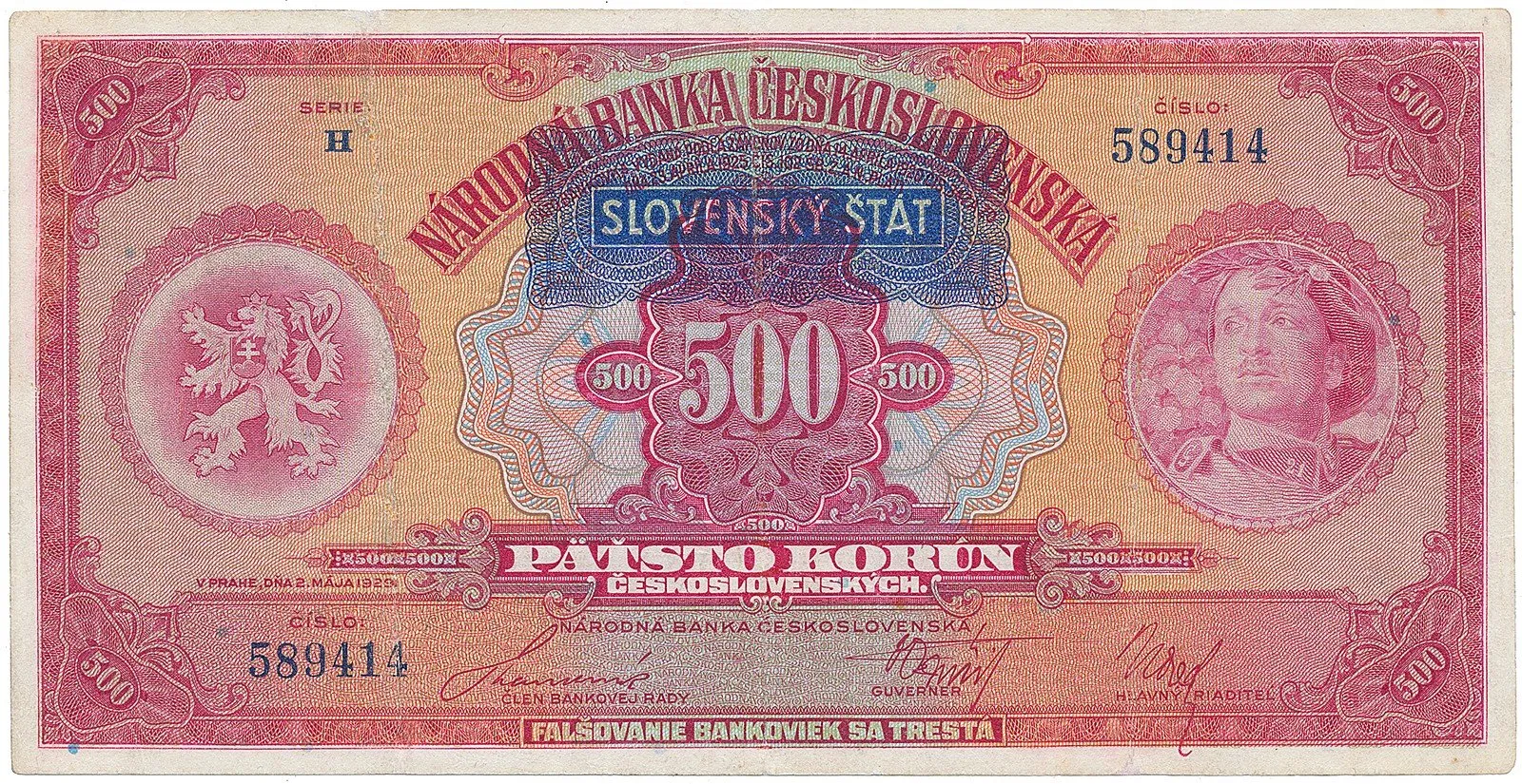 Slovenský stát, 1939 - 1945 — 1