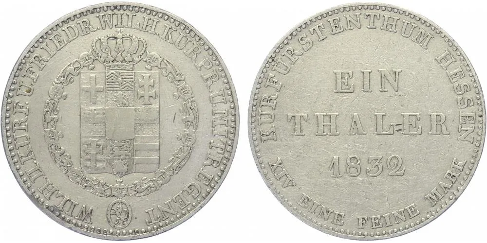 Hessen - Kassel, Wilhelm II. a Friedrich Wilhelm jako spoluvladař — 1