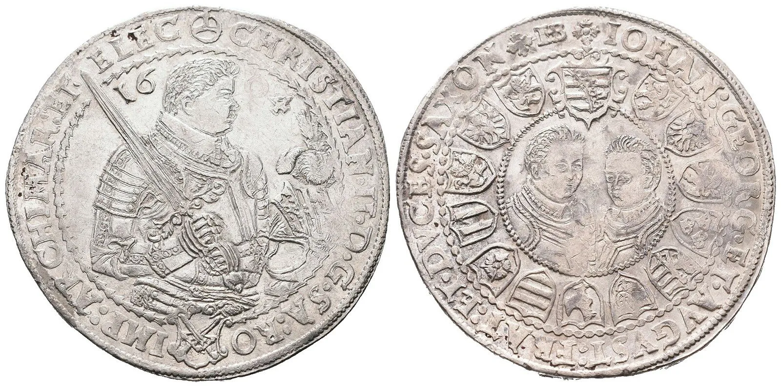 Sasko, Christian II., Johann Georg I. a August, 1591 - 1611 — 1