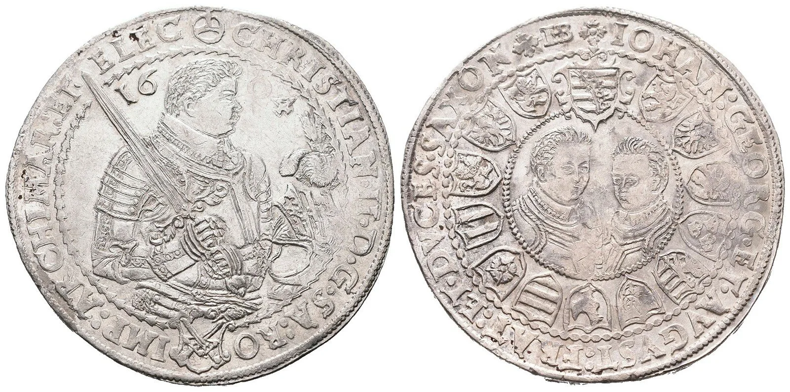 Sasko, Christian II., Johann Georg I. a August, 1591 - 1611 — 1