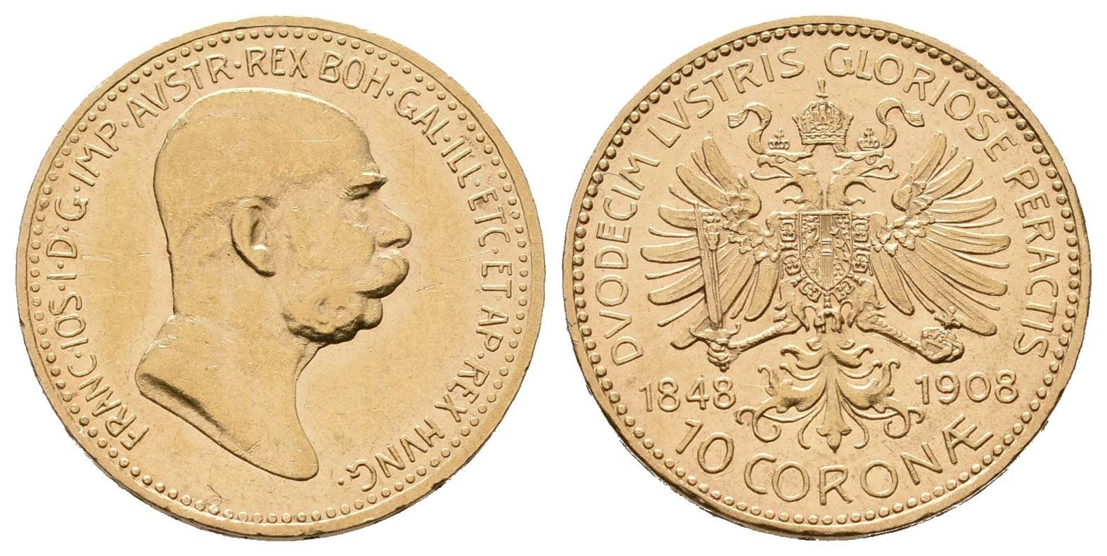 10 Koruna 1908 - jubilejní