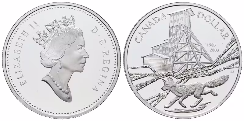 Kanada, Dollar 2003 - Cobalt Silver Discovery