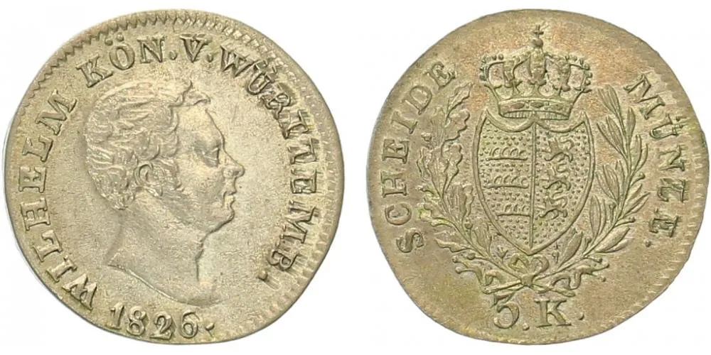 Württemberg, Wilhelm I., 1816 - 1864 — 1