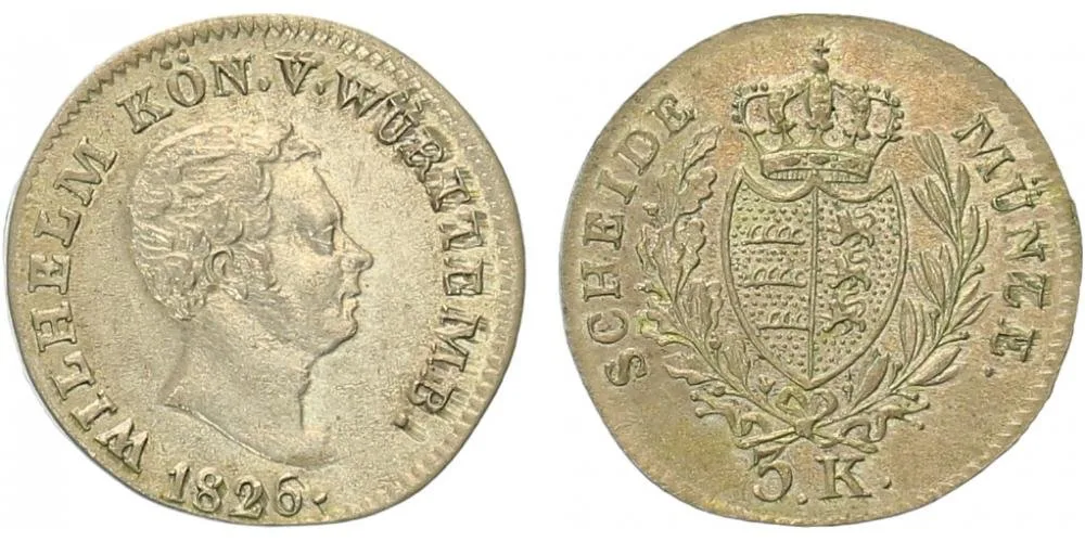 Württemberg, Wilhelm I., 1816 - 1864 — 1