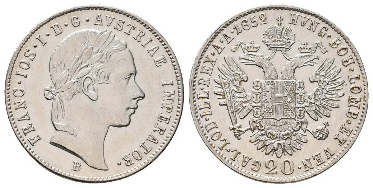Konvenční měna, 1848 - 1857 — 1