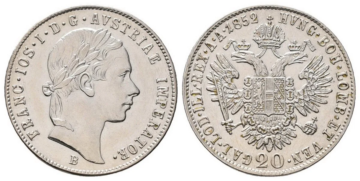 Konvenční měna, 1848 - 1857 — 1