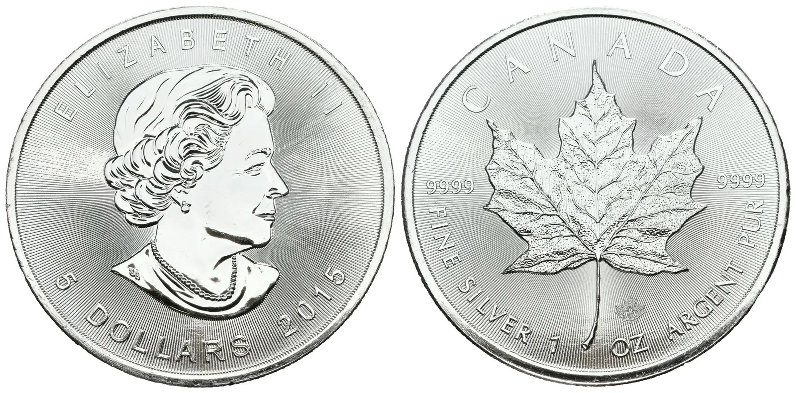 Kanada, 5 Dollars 2015 - Maple Leaf