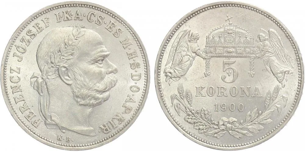 Korunová měna, 1892 - 1918 — 1
