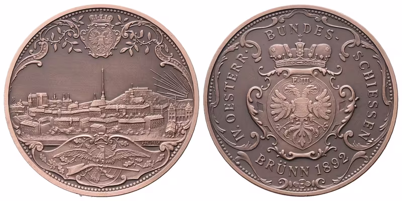 AE medaile 1892/2023 - IV. rakouské spolkové střelby v Brně