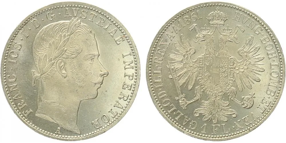 Rakouská a spolková měna, 1857 - 1892 — 1
