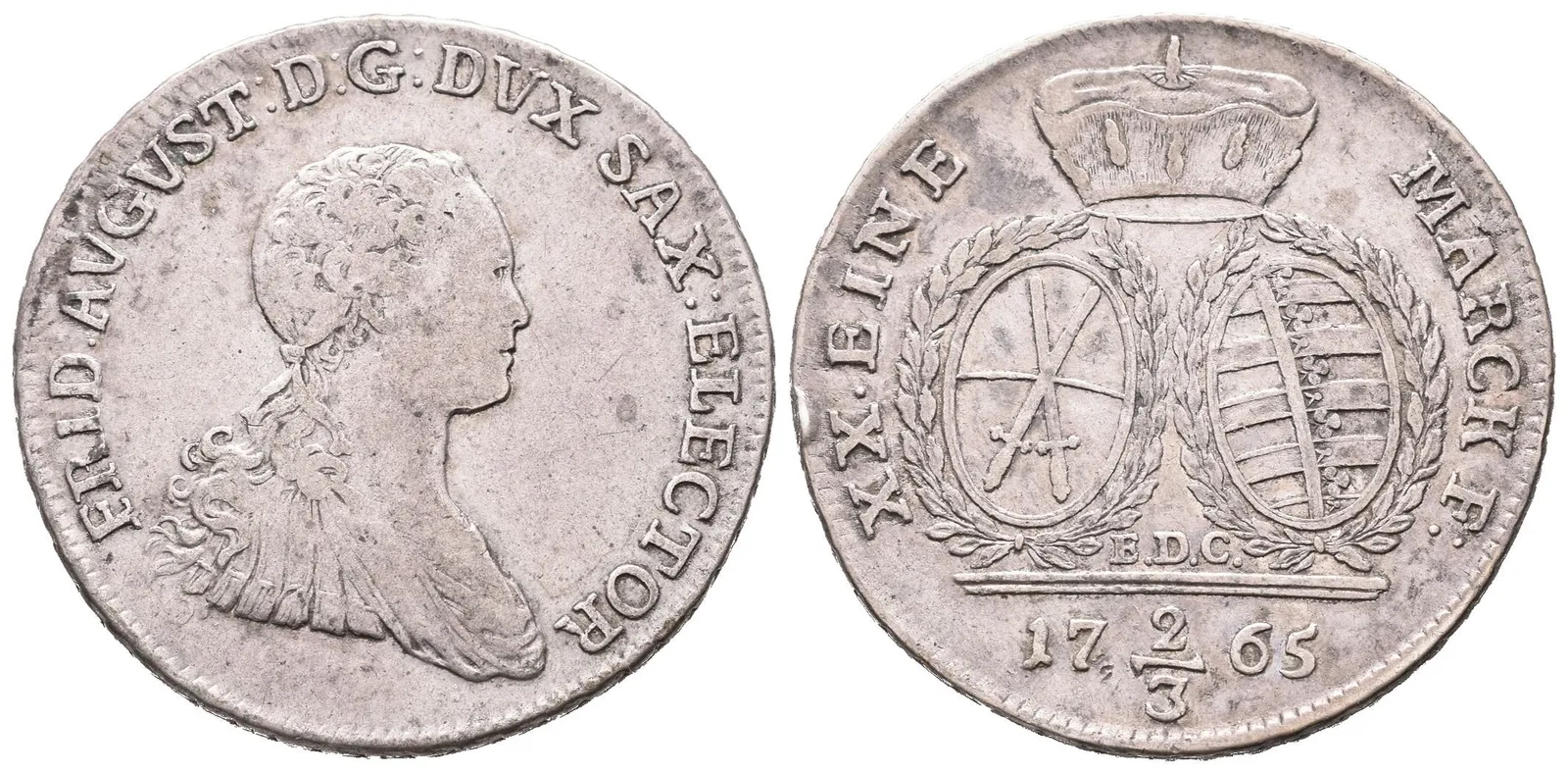 Sasko, 2/3 Tolar 1765