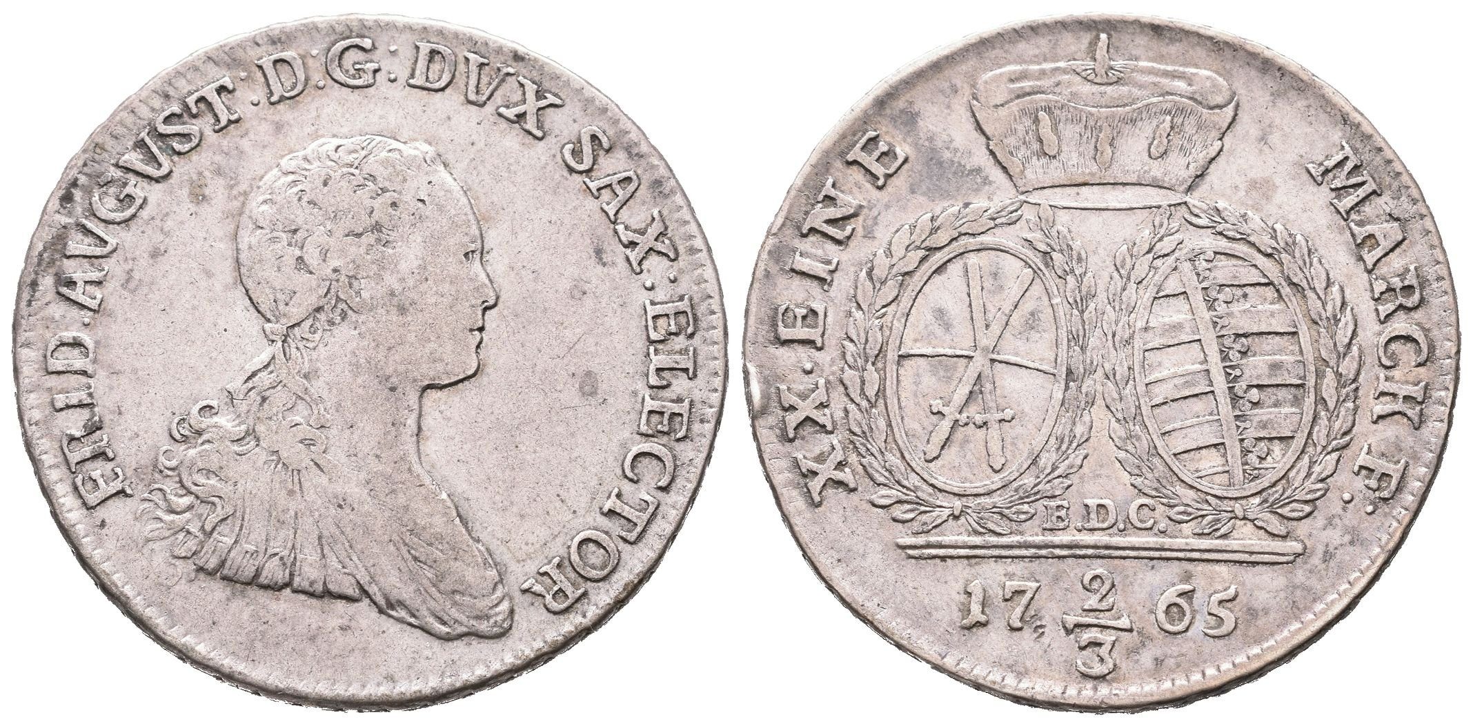 Sasko, 2/3 Tolar 1765