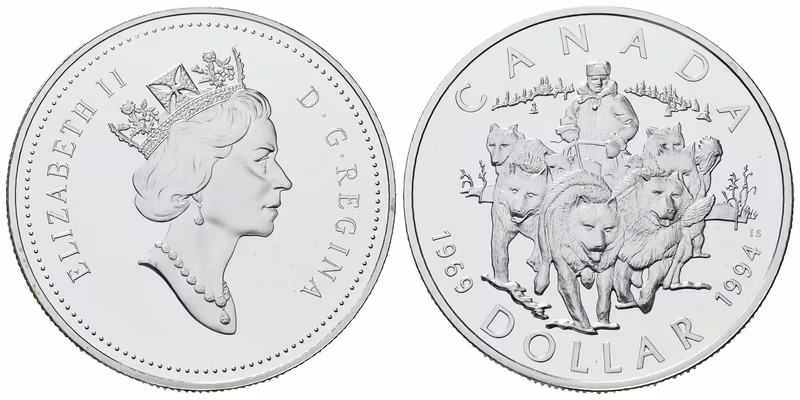Kanada, Dollar 1994 - Northern Dog Team Patrol