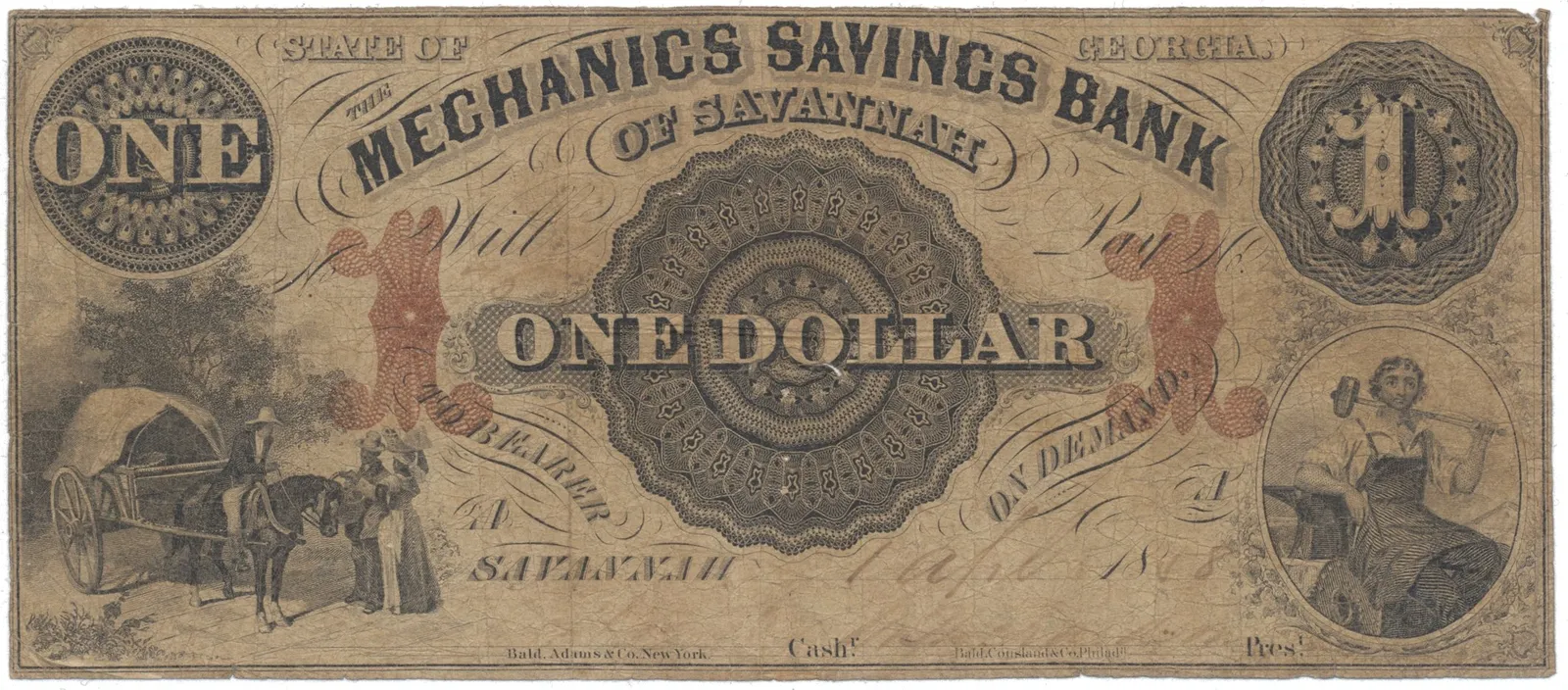USA - Georgia, Dollar 1858