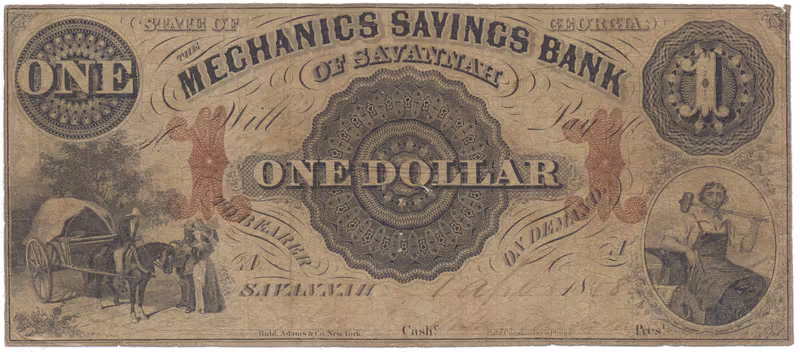 USA - Georgia, Dollar 1858