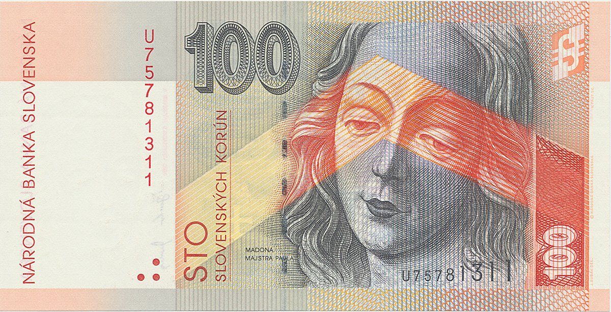 100 Koruna / 5. 11. 2004, série U, Hej.SK43a1U
