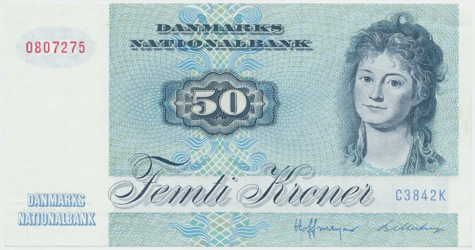 Dánsko, 50 Kroner 1984, P.50f