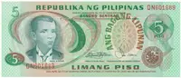 Filipíny, 5 Piso (1978), P.160c