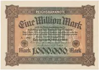 Německo, 100 Millionen Mark 1923, Ro.85a