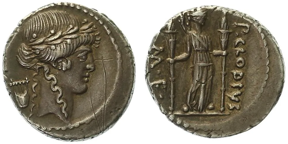 P. Clodius M. f. Turrinus, 42 př. Kr. — 1
