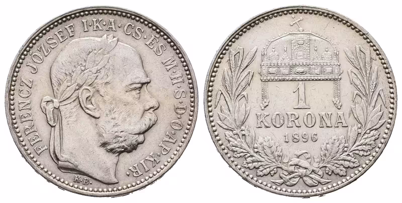 1 Koruna 1896 KB