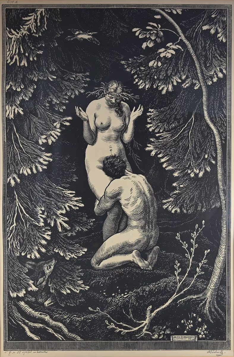 Max Švabinský (1873-1962) - Únos