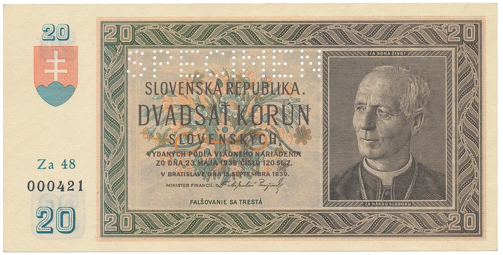 Slovenský stát, 1939 - 1945 — 1