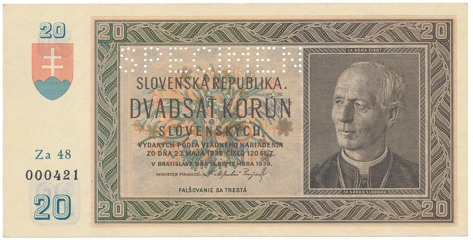 Slovenský stát, 1939 - 1945 — 1