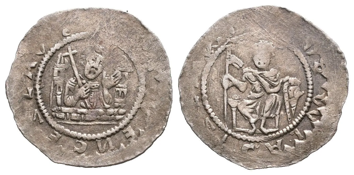 Denár, Cach 558, pěkná zachovalost, patina, nedor. opisy (0,88 g) — 1