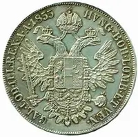 Konvenční měna, 1848 - 1857 — 2