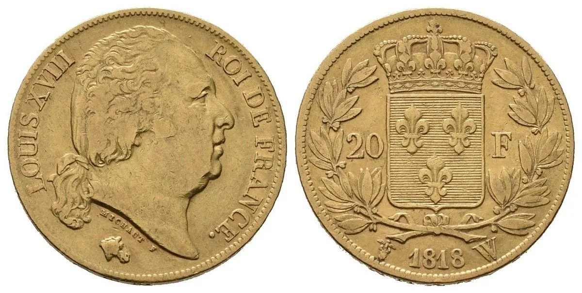 Francie, Louis XVIII., 1814/1815 - 1824 — 1