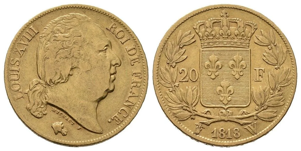 Francie, Louis XVIII., 1814/1815 - 1824 — 1