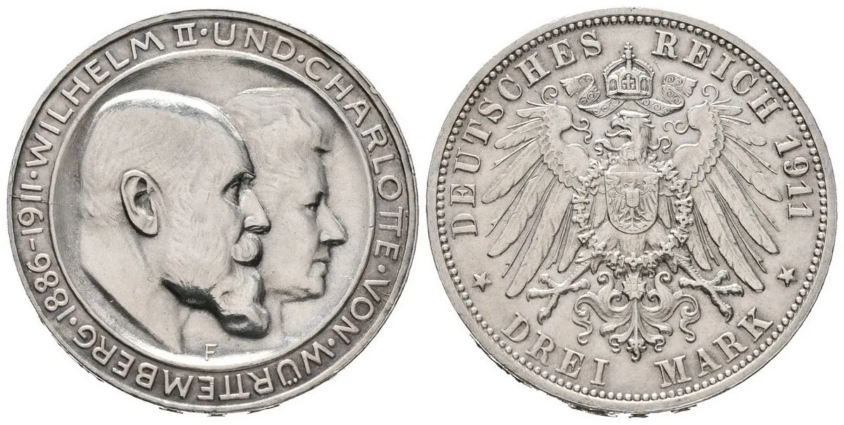 Württemberg, Wilhelm II., 1891 - 1918 — 1